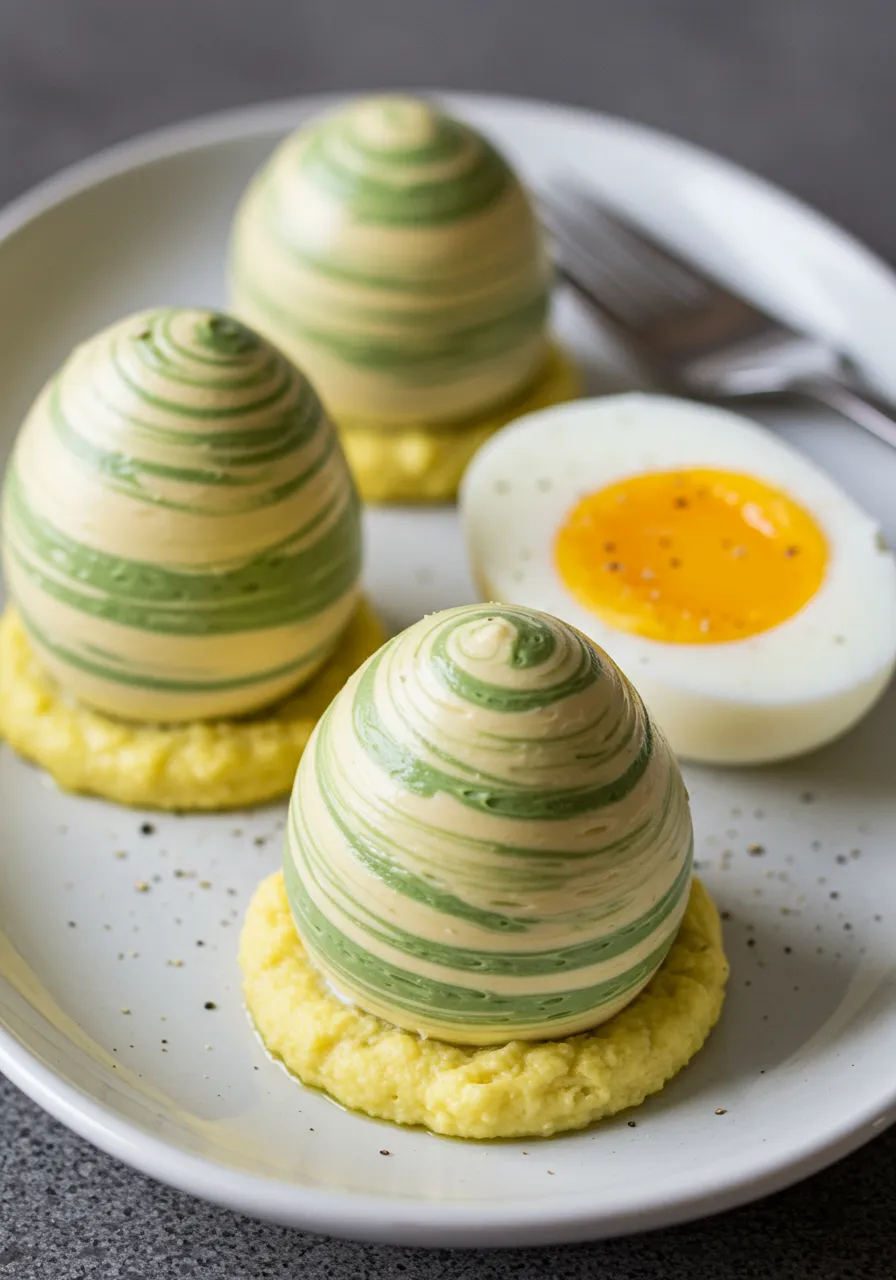 Marble Butter Eggs - tertiary view